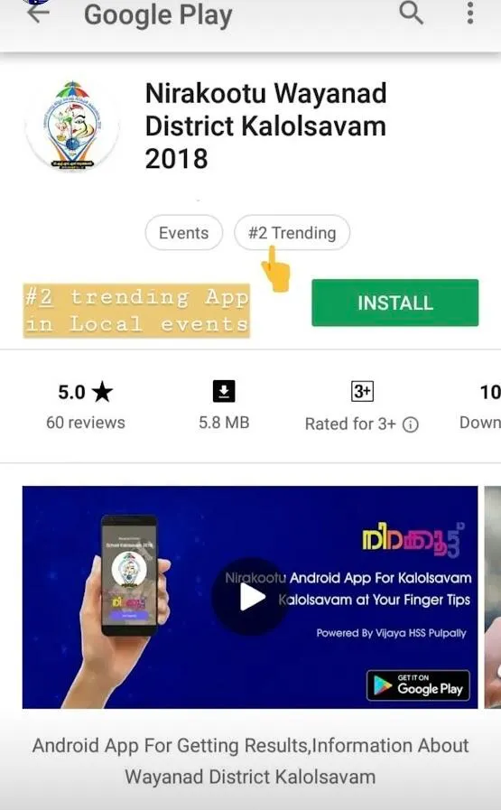 Nirakootu on Google Trending Events — Nirakootu featured among the trending events on Google.