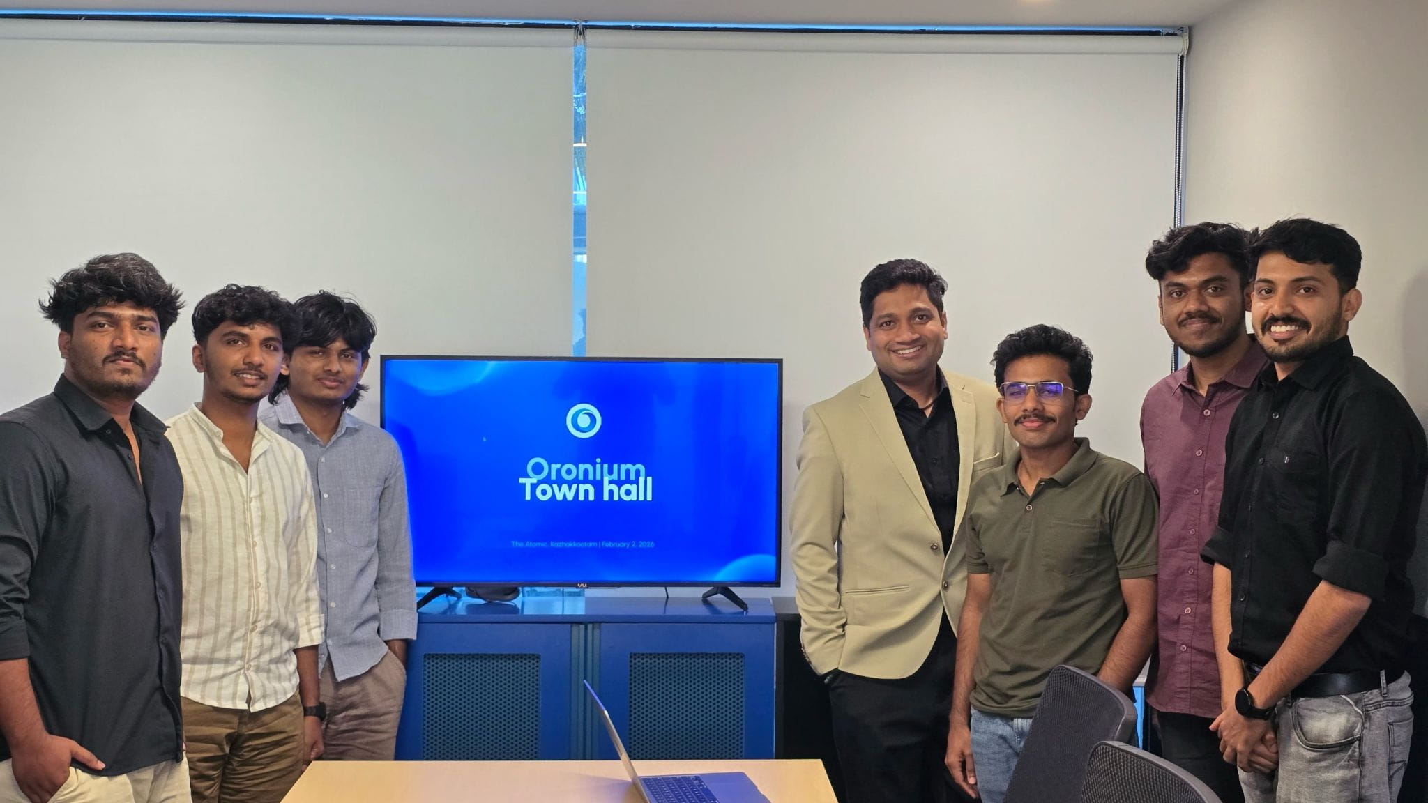 Oronium Town Hall — A team meetup with the engineers at Oronium to share progress, ideas, and future plans.