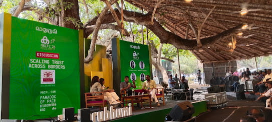 Literature Festival — Attending a literature festival and exploring conversations around books, ideas, and culture.