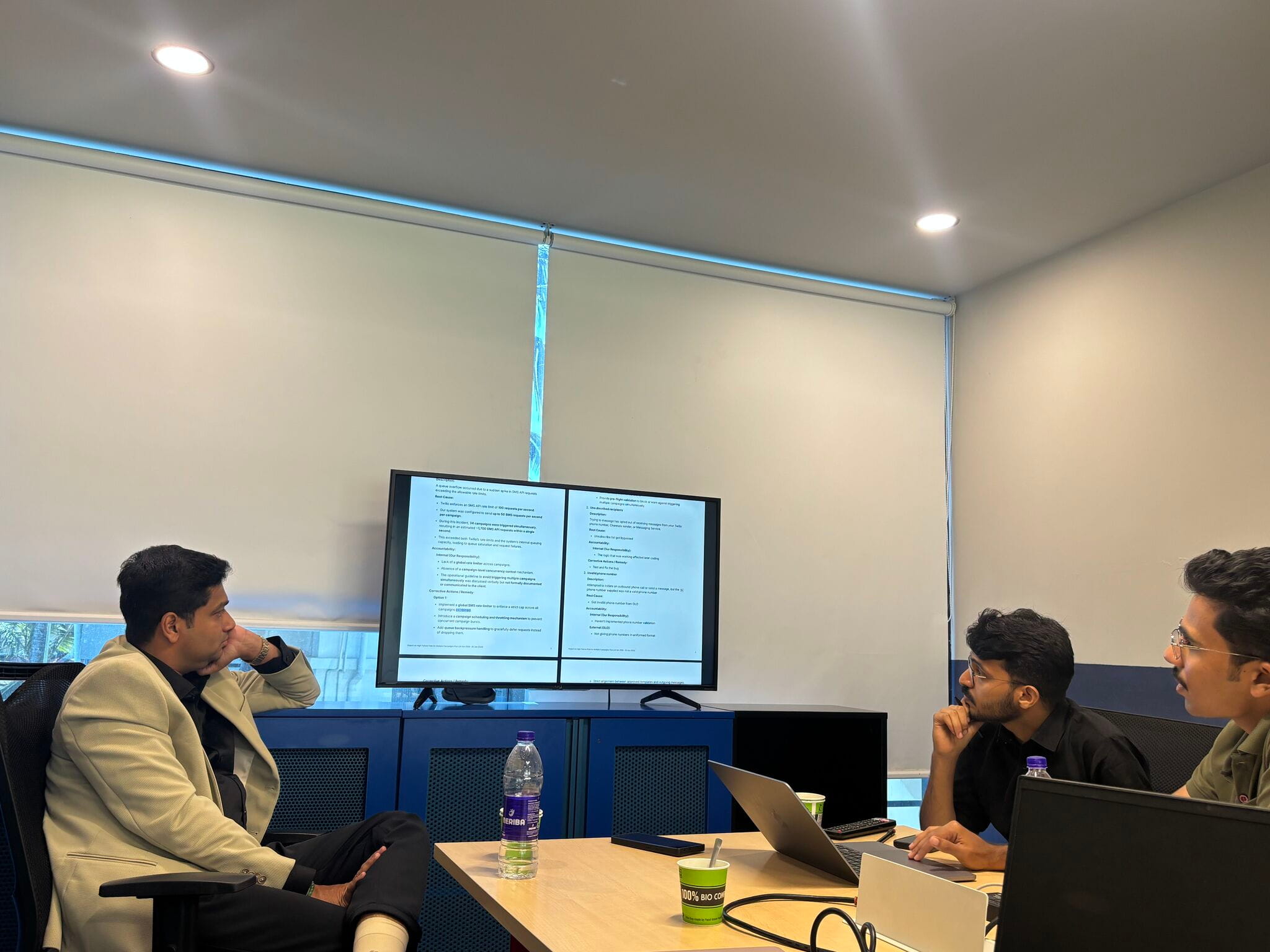 Oronium Town Hall — A team gathering at Oronium to discuss progress, ideas, and the road ahead.